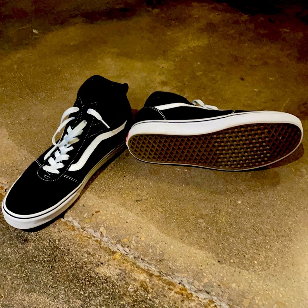 Vans Black and White high tops